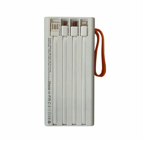 MEGA PROMOTION POWERBANK 20000mAh + 4 CABLES INTEGRE+ CHARGE SANS FIL